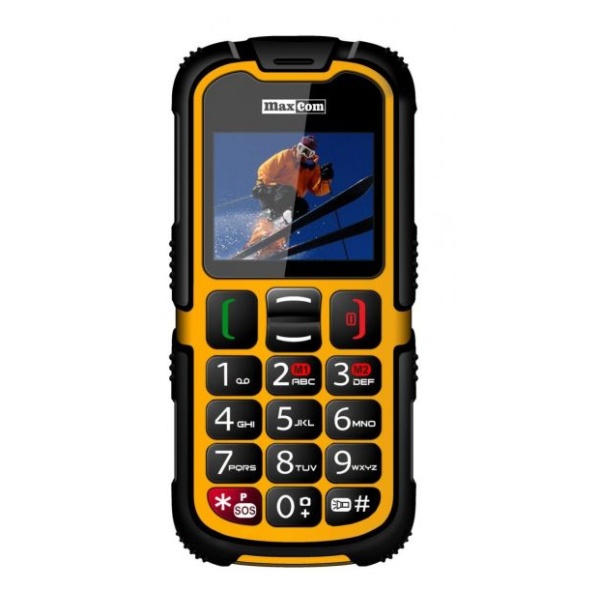 Outdoor mobilní telefon Maxcom MM910 Strong Yellow