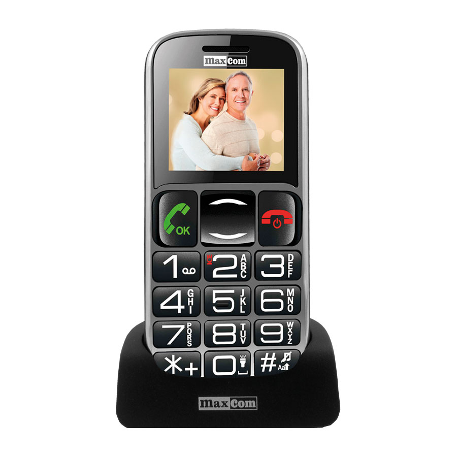 Seniorský mobilní telefon Maxcom MM462 Black