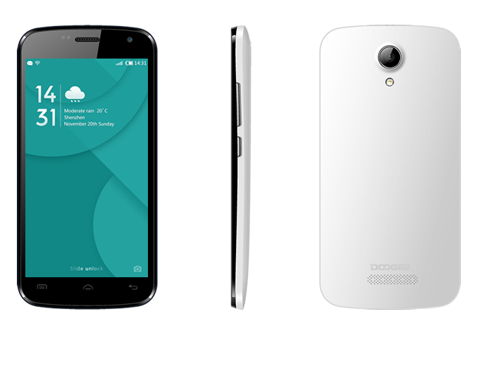 Doogee X3 8GB v bílé barvě