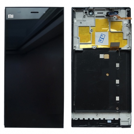 LCD + dotyk + rámeček pro Xiaomi Mi3, black OEM