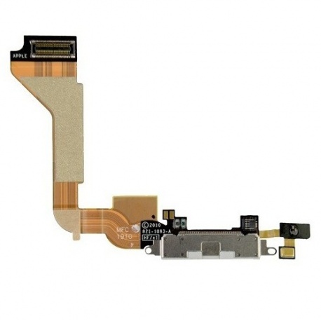 Apple iPhone 4 Nabíjací Dock Konektor Flex Biela