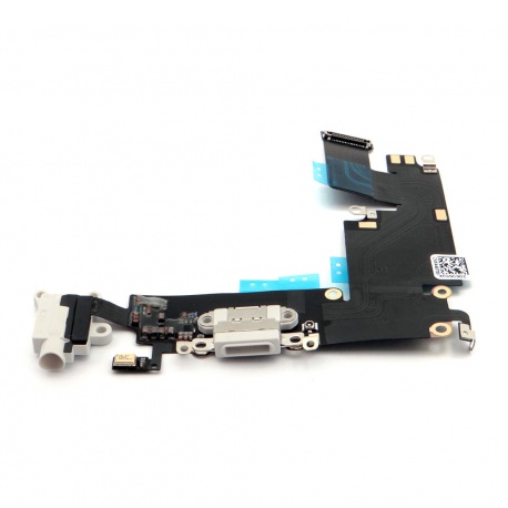 Nabíjací konektor + Audio Jack Flex kábel pre Apple iPhone 6S Plus, biela