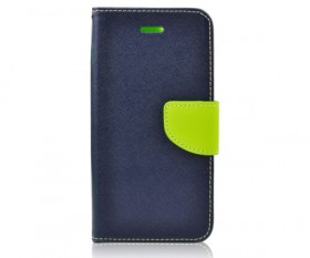 Fancy Diary flipové puzdro Lenovo Vibe K5 / K5 Plus modré-limetka