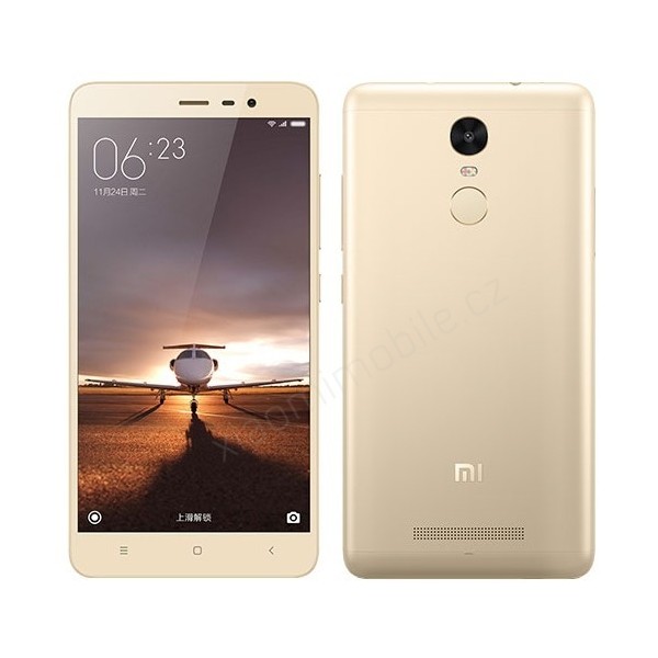 Xiaomi Redmi Note 3 Pro, LTE, 16GB, ve zlaté barvě