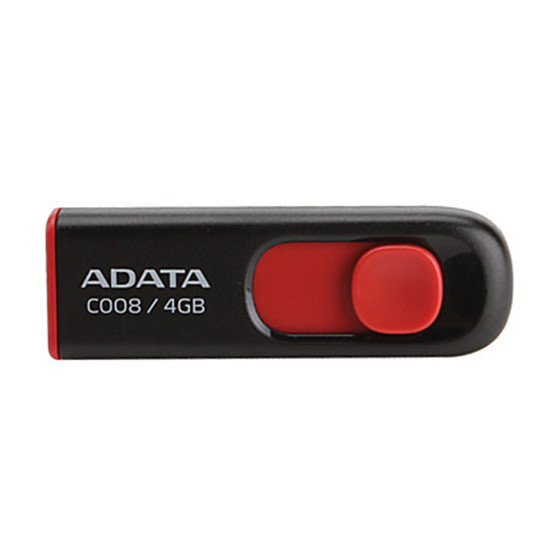 Flash disk ADATA C008 4GB USB 2.0 Black