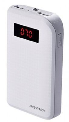 iMyMax Carbon Power Bank 10.000mAh, White
