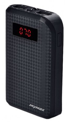 iMyMax Carbon Power Bank 10.000mAh, Black