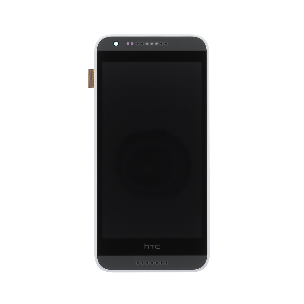 LCD displej + dotyk. deska + př. kryt pro HTC Desire 620, bílý