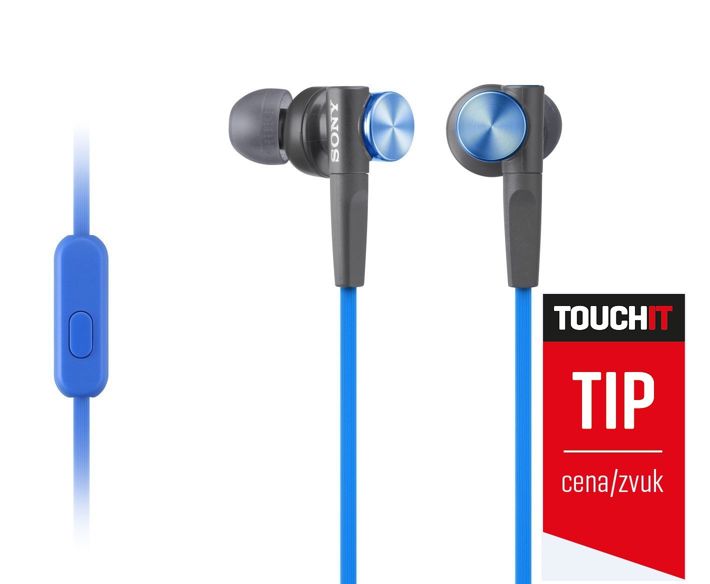 SONY Sluchátka MDR-XB50AP Handsfree modráAP Handsfre modrá