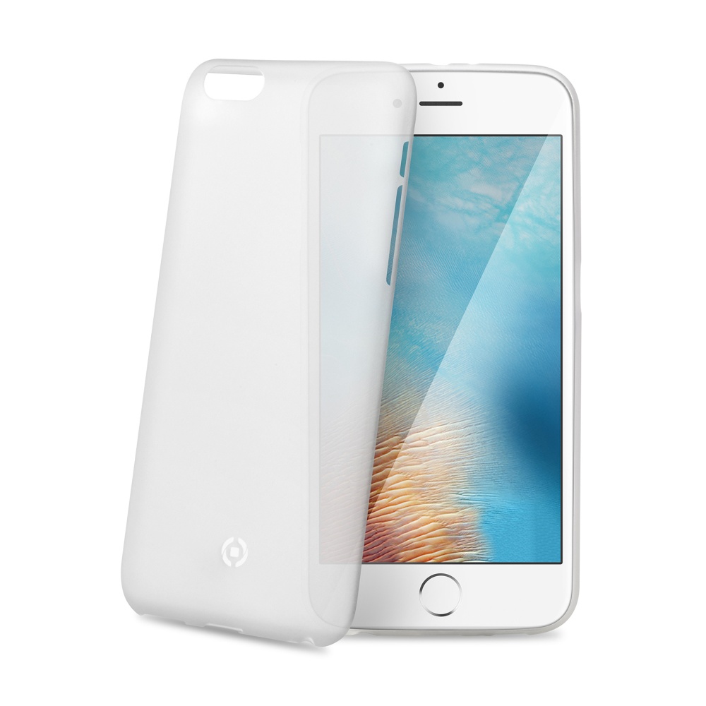 Silikonové pouzdro CELLY Frost pro Apple iPhone 7 Plus, bílé