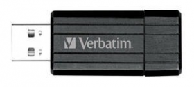 Flash disk Verbatim Store &#39;n&#39; Go PinStripe 64GB USB 2.0 Black