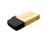 OTG flash disk Transcend JetFlash 380G 32GB USB 2.0 / micro USB Gold