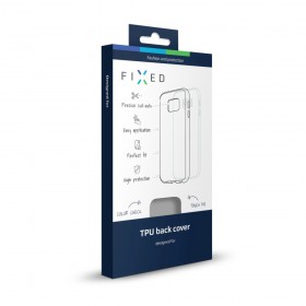 FIXED silikónové puzdro pre Vodafone Smart Turbo 7, bezfarebné