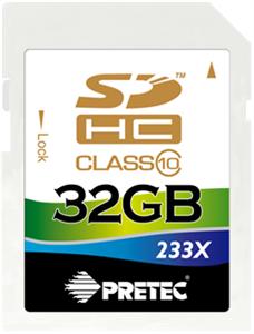 Paměťová SD karta Pretec 32GB class 10