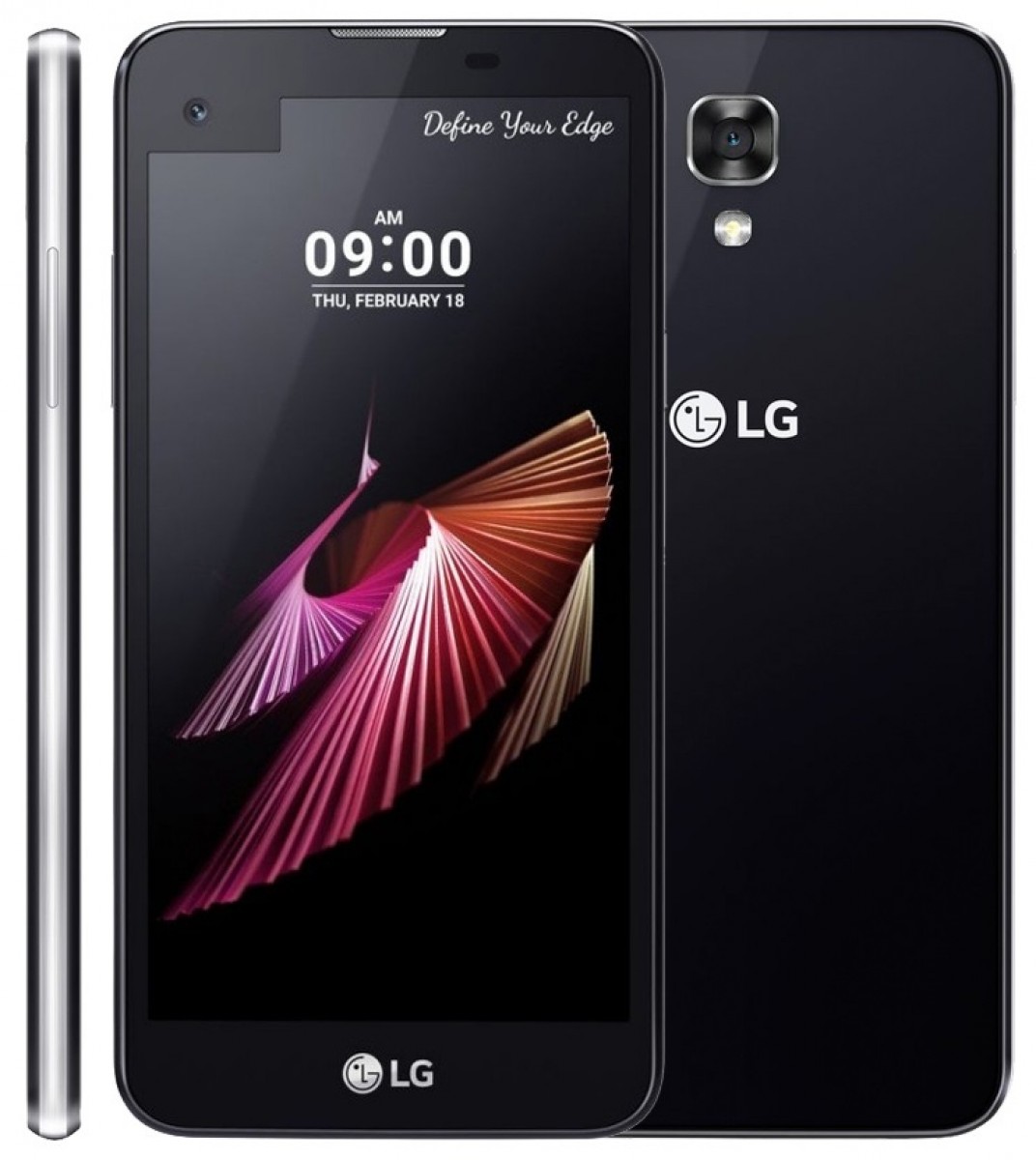 LG X Screen (K500n) v černé barvě