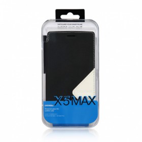 Flipové puzdro pre DOOGEE X5 MAX / X5 MAX Pro Black + tvrdené sklo