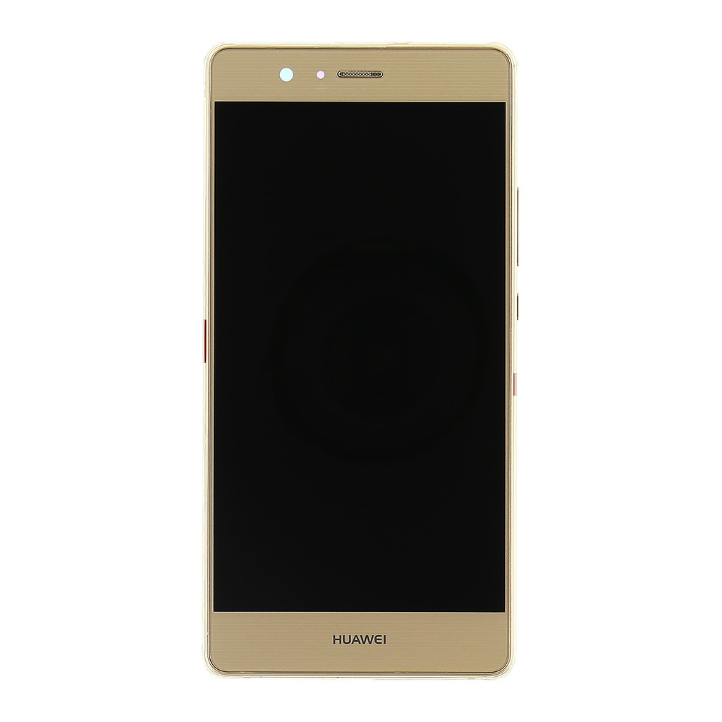 LCD displej + dotyk. deska + př. kryt pro Huawei P9 Lite, zlatý