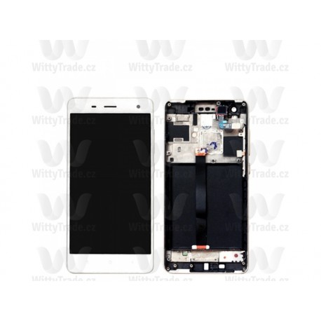 LCD display, dotyková deska a rámeček pro Xiaomi Mi4 White