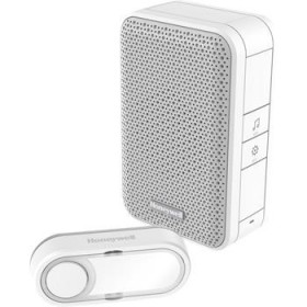 Honeywell DC311 bezdrôtový zvonček Series 3, 4 melódie, prenosná základňa biela