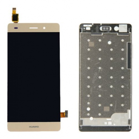LCD + dotyk + rámeček (separaped) pro Huawei P8 lite, gold OEM