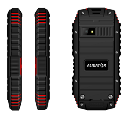 Odolný outdoor mobilní telefon Aligator R12 eXtremo Red