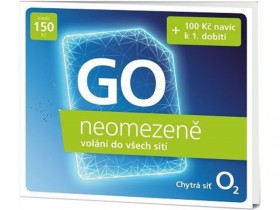 O2 CZ SIM karta předplaDENka kredit 150 Kč