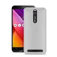 Puro zadný kryt pre Asus Zenfone 2 ZE550 / ZE551 ULTRA-SLIM "0.3" s fóliou na displej, transparentná