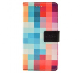 Puzdro FIXED Opus kniha pre Samsung Galaxy A3 2017 (SM-A320F), motív Dice