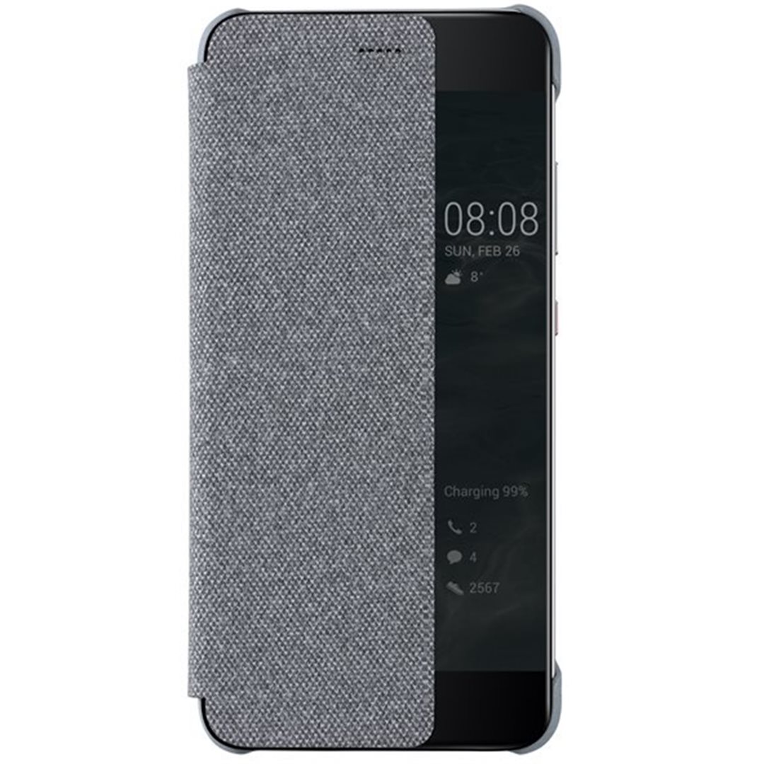 Huawei Original S-View flipové pouzdro Huawei P10 Plus Light Grey