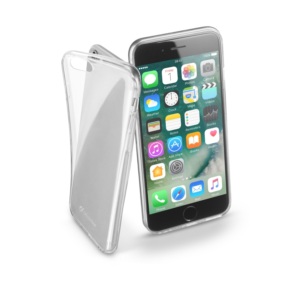 CellularLine Fine silikonové pouzdro Apple iPhone 7/8/SE2020/SE2022, bezbarvá