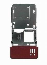 Střední kryt pro Sony Ericsson C902, red