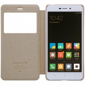 Nillkin Sparkle S-View púzdro flip Xiaomi Redmi 4a zlaté