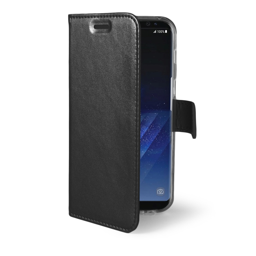 CELLY Air Ultra tenké flipové pouzdro Samsung Galaxy S8 Plus černé