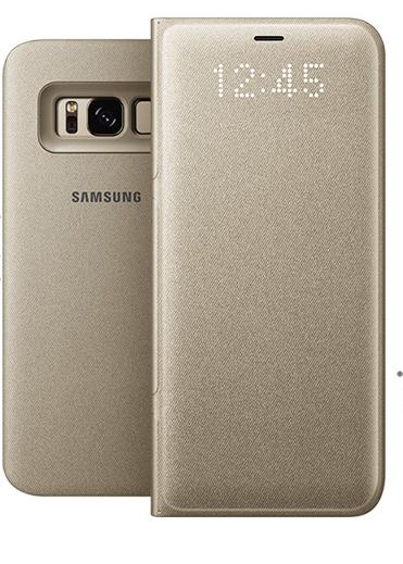 Samsung LED View EF-NG950PF pouzdro flip Samsung Galaxy S8 zlaté