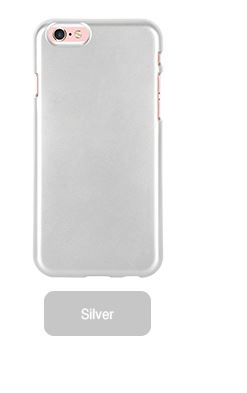 Silikonové pouzdro Mercury i-Jelly METAL pro Apple iPhone 6/6S, Silver