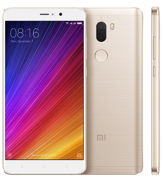 Mobilní telefon Xiaomi Mi5S Plus Gold 4GB / 64GB