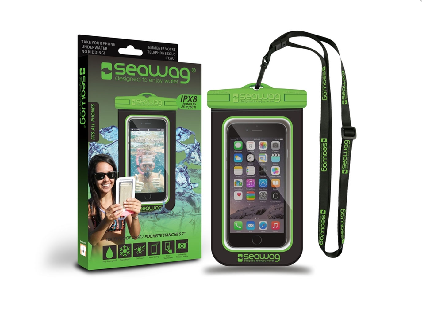 SEAWAG Voděodolné pouzdro pro telefon 5.7" black/green