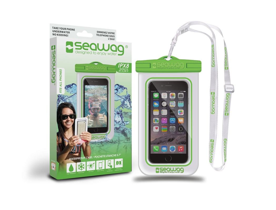 SEAWAG Voděodolné pouzdro pro telefon 5.7" white/green