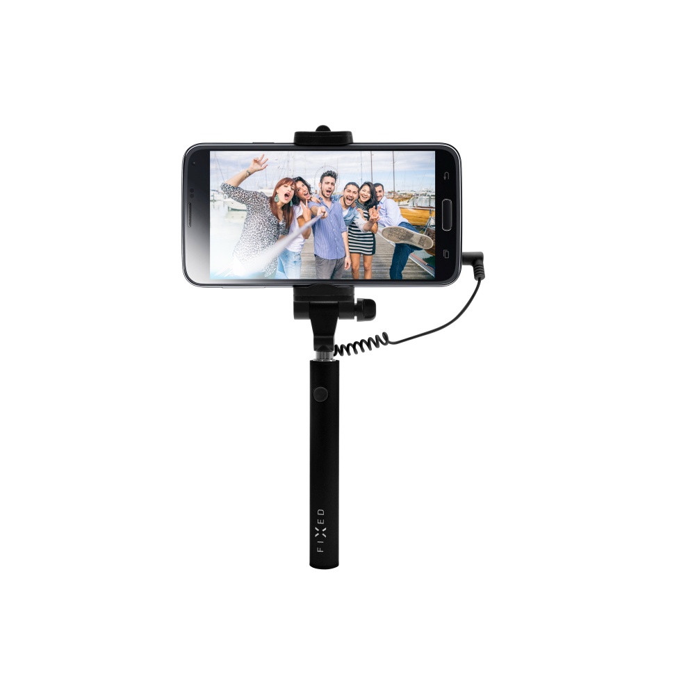 Kompaktní selfie tyč FIXED Snap Mini, black
