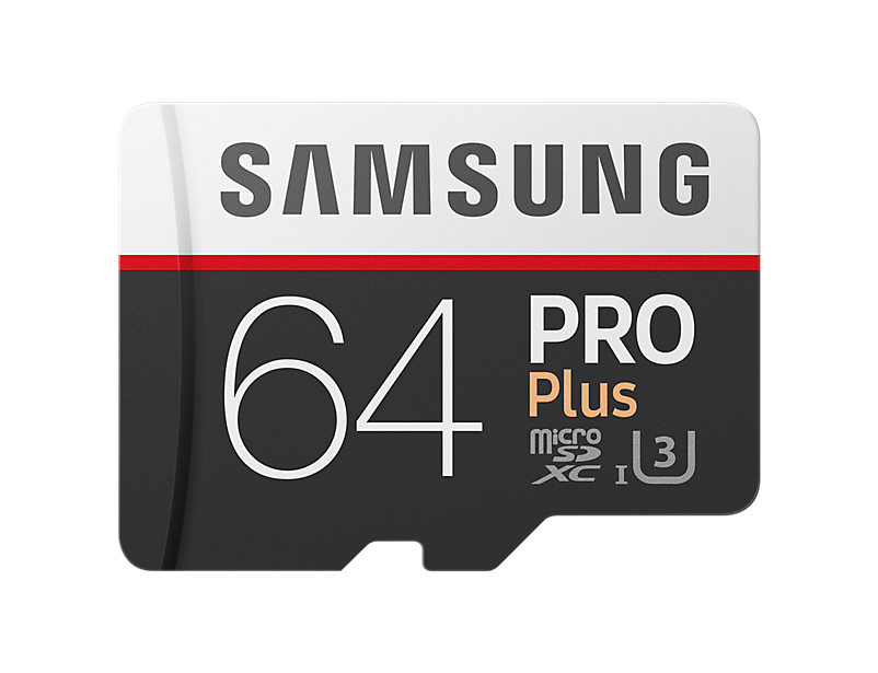 Samsung micro SDXC 64GB PRO Plus + SD adaptér