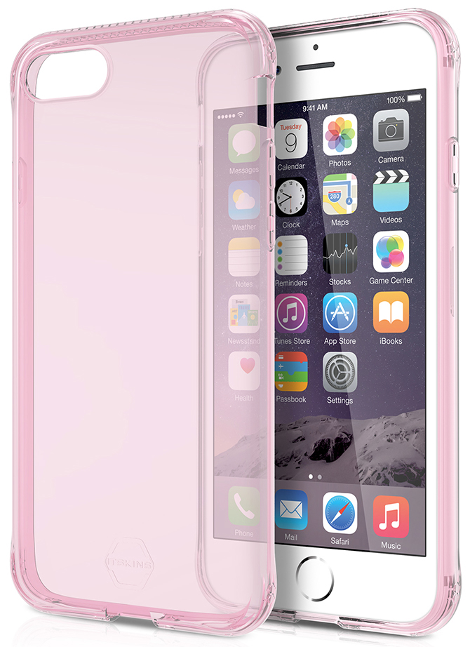 ITSKINS Zero Gel 1m Drop pro iPhone 7, Light Pink