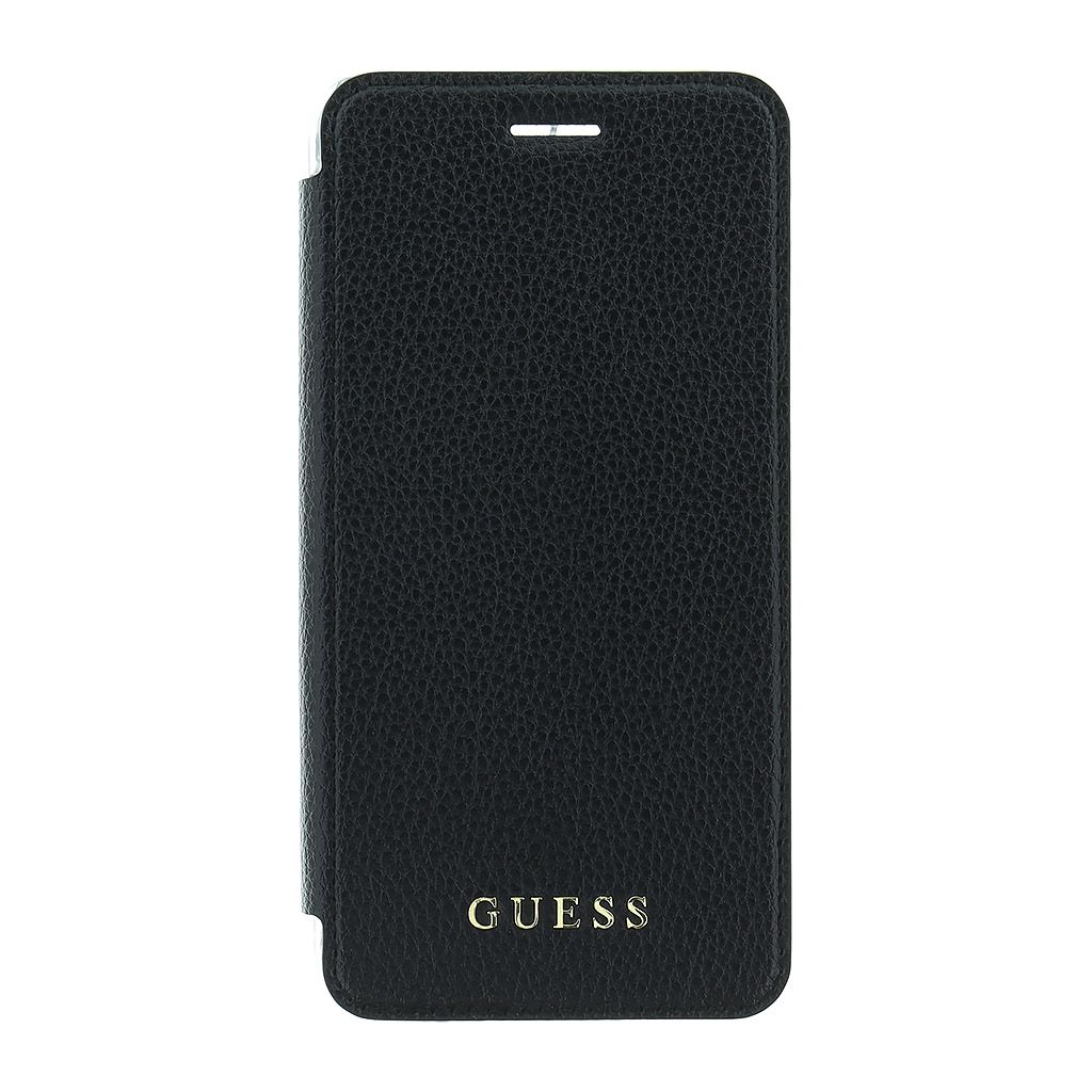 Guess IriDescent Book GUFLBKP7IGLTBK pouzdro flip Apple iPhone 7/8, černá