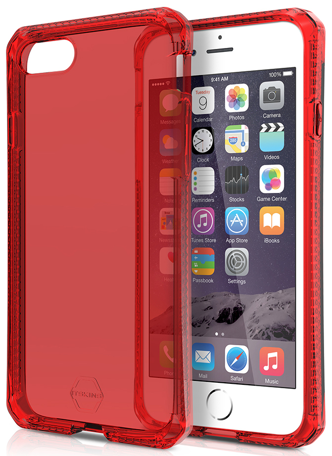 Odolné pouzdro ITSKINS Spectrum pro Apple iPhone 7 Plus, červená