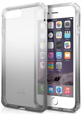 ITSKINS Spectrum gél 2m Drop pre iPhone 7, Clear &amp; Black