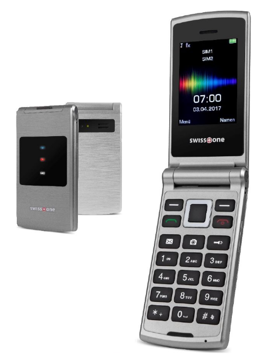 Mobilní telefon Swisstone SC700 Dual SIM Silver