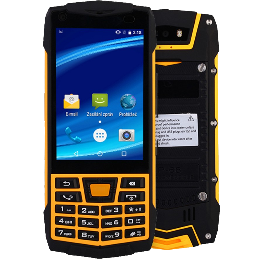 Mobilní telefon CUBE1 T1C Black / Yellow