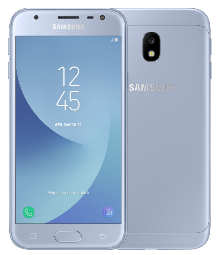 Mobilní telefon Samsung Galaxy J3 2017 J330 Duos Silver Blue