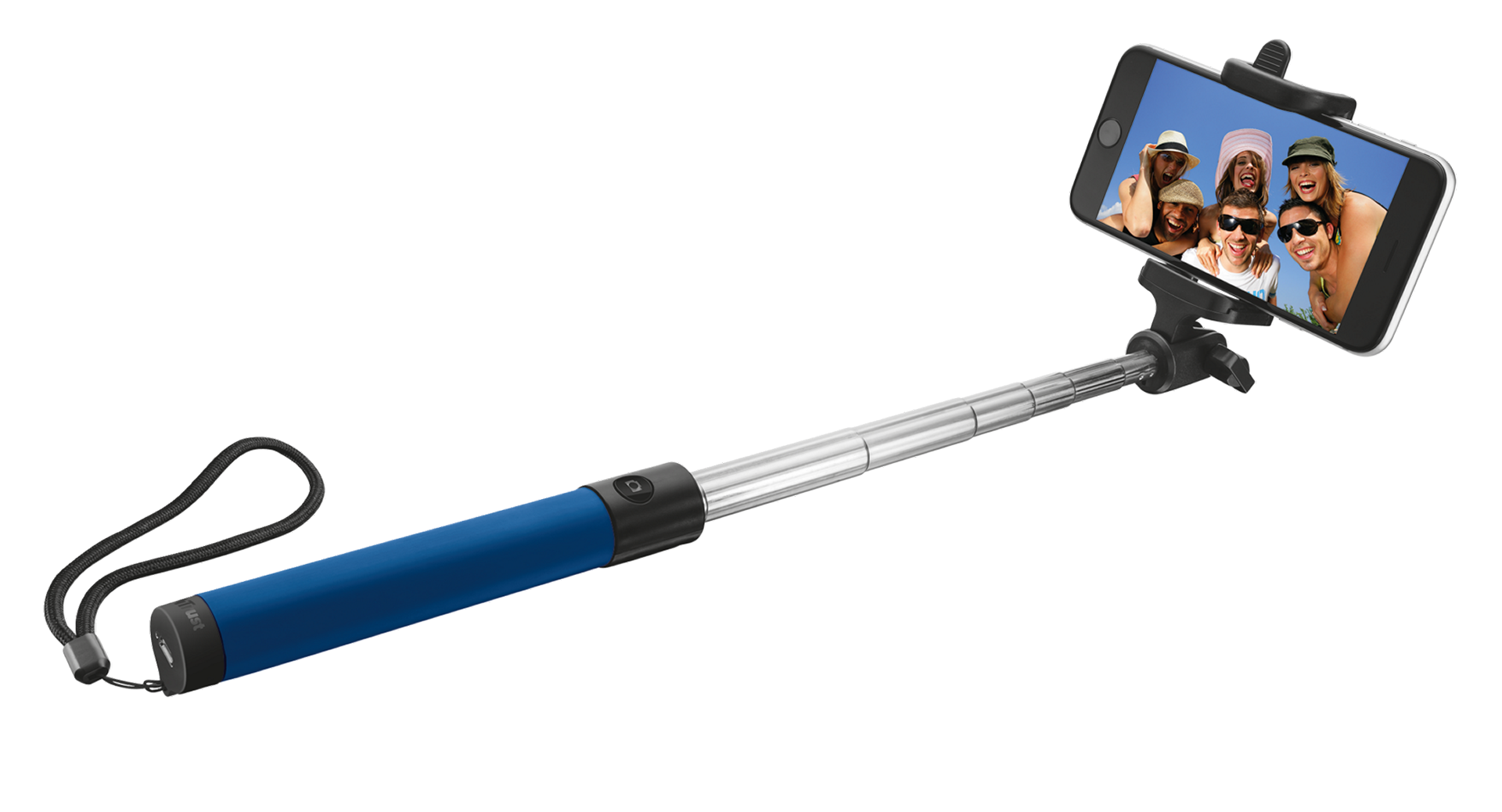 Trust Bluetooth Foldable Selfie Stick v modré barvě