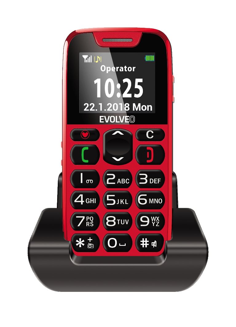 Mobilní telefon Mobilní telefon Evolveo EasyPhone EP-500 Red