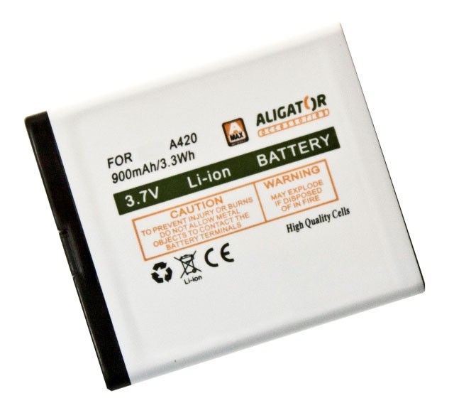 Baterie Aligator Li-Ion 1350 mAh pro Aligator 600/A610/A620/A430/A680 